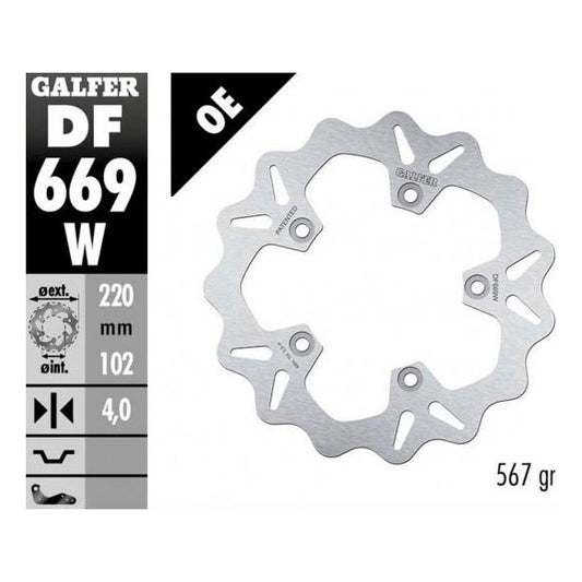 Freno de disco trasero Galfer Aprilia RS 660 2021-2023