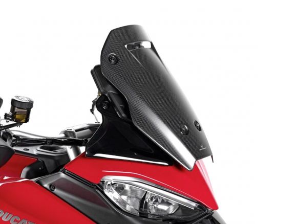 PARABRISAS DUCATI PERFORMANCE DE CARBONO MATE DUCATI MULTISTRADA V4/S/SPORT 20-21