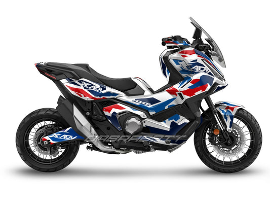 Conjunto gráfico azul ártico X-ADV