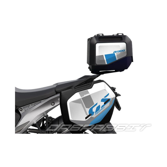 Juego de pegatinas blancas para maleta BMW R 1300 GS VARIO