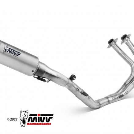 SISTEMA COMPLETO 2x1 MIVV MK3 ACERO INOXIDABLE KAWASAKI Z 650 2017-2023