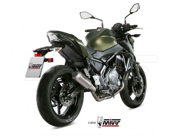 SISTEMA COMPLETO 2x1 MIVV MK3 ACERO INOXIDABLE KAWASAKI Z 650 2017-2023