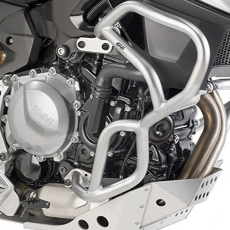 PROTECTOR DE MOTOR TUBULAR GIVI DE ACERO INOXIDABLE BMW F 750 / 850 GS 2021