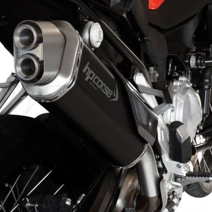 SILENCIADOR DE ESCAPE HP CORSE 4 TRACK R DE ACERO NEGRO BMW F 850 GS 2019-2020