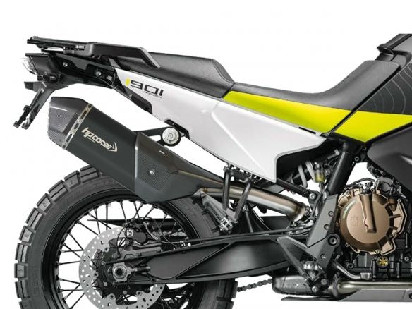 SILENCIADOR HP CORSE SPS CARBONO CORTO ACERO NEGRO HUSQVARNA NORDEN 901 2022