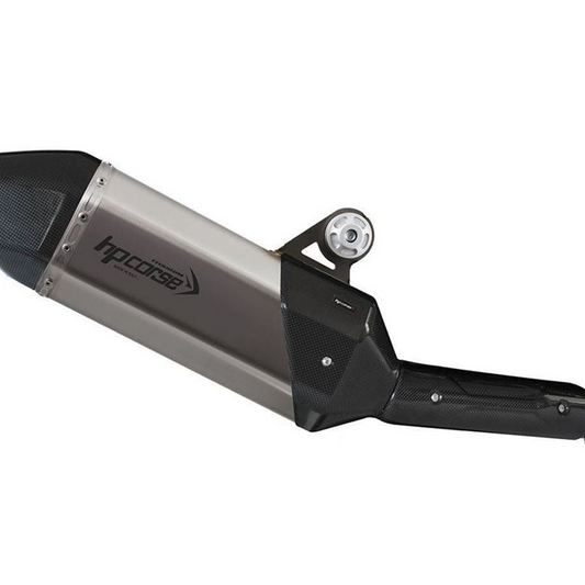 SILENCIADOR HP CORSE SPS CARBONO TITANIO CORTO YAMAHA TENERE 700 2019-2023