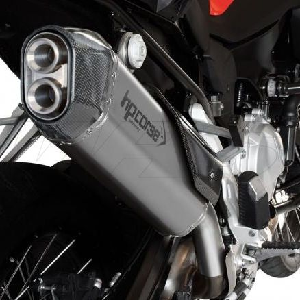 Silenciador de escape HP Corse 4 Track R negro para BMW F850GS 2019-2020