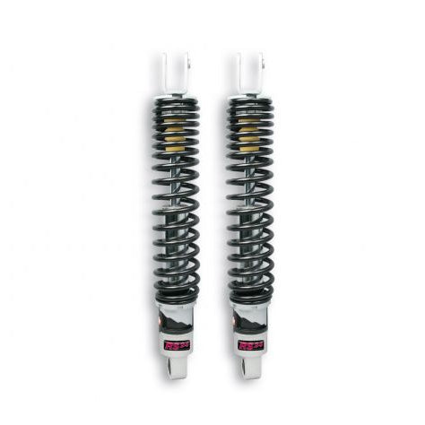 AMORTIGUADORES TRASEROS MALOSSI TWINS (PAR) - LONGITUD 345MM YAMAHA X MAX 125 IE 4T LC EURO 4 2017+ (E3V9E)