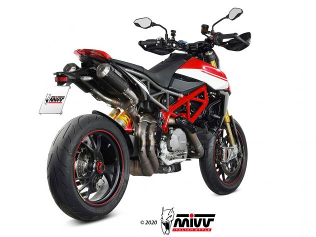 SILENCIADORES MIVV 2 SLIP-ON SPORT MK3 CARBONO DUCATI HYPERMOTARD 950 / SP 2019-2021