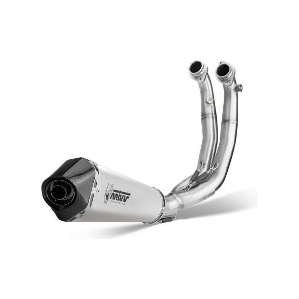 Sistema de escape completo MIVV 1x1 Delta Race de acero inoxidable para Aprilia RS 660 (2020-2024)