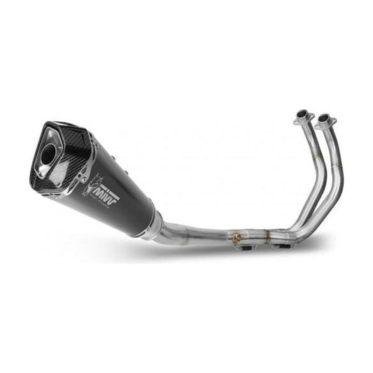 Escape completo MIVV Delta Race de acero inoxidable negro para Aprilia RS 660 (2020-2024)