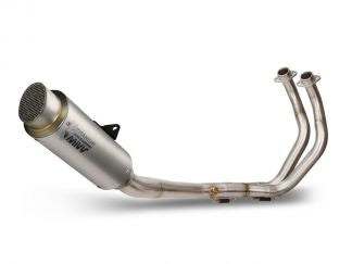 SISTEMA DE ESCAPE COMPLETO MIVV 2x1 CARBONO GP PRO YAMAHA MT-07 / FZ-07 2021-2024