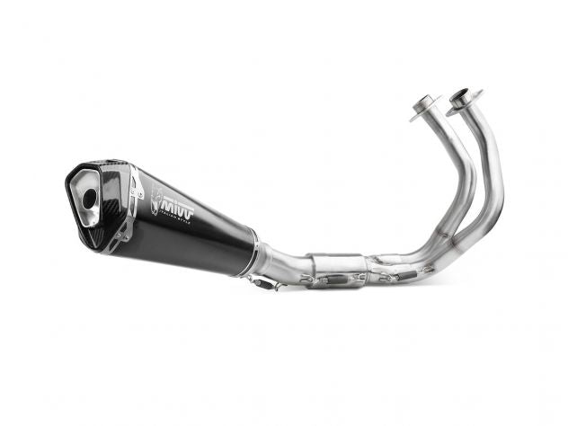 SISTEMA DE ESCAPE COMPLETO MIVV DELTA RACE ACERO INOXIDABLE NEGRO KAWASAKI Z 650 2024