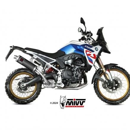 SILENCIADOR MIVV DAKAR NEGRO DE ACERO INOXIDABLE BMW F 900 GS 2024