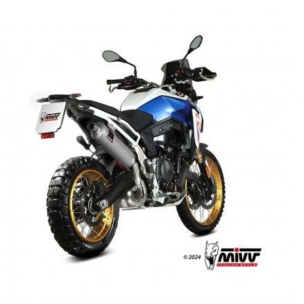 SILENCIADOR MIVV DAKAR DE ACERO INOXIDABLE BMW F 900 GS 2024