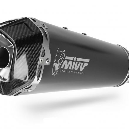 SILENCIADOR MIVV DELTA RACE NEGRO ACERO INOXIDABLE KAWASAKI VERSYS 650 2024