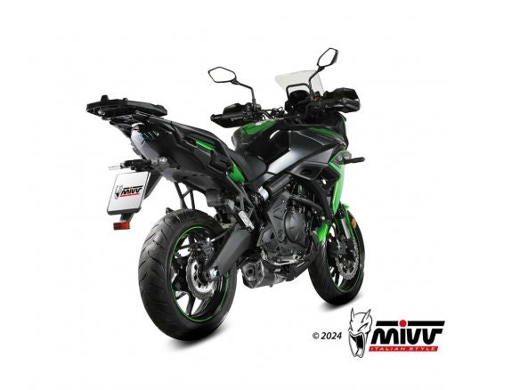 SILENCIADOR MIVV DELTA RACE NEGRO ACERO INOXIDABLE KAWASAKI VERSYS 650 2024