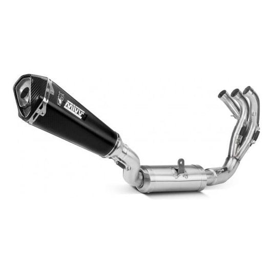 Sistema completo de escape MIVV Delta Race Carbon para Aprilia RS 660 (2020-2024)