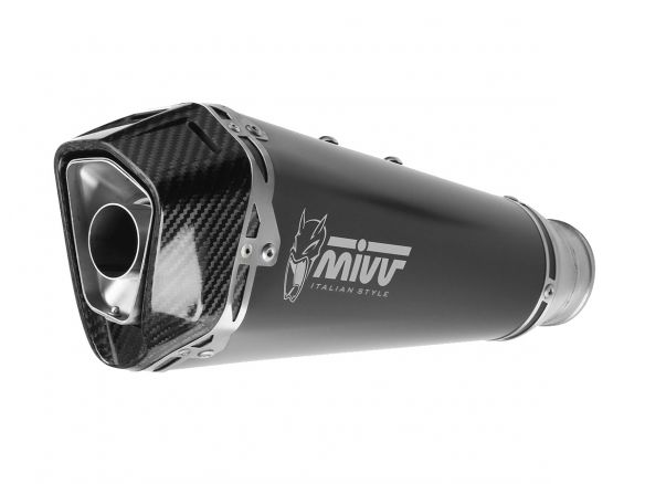 SILENCIADOR MIVV DELTA RACE ACERO NEGRO CARBONO KAWASAKI NINJA 1000 SX/TOURER 20-24