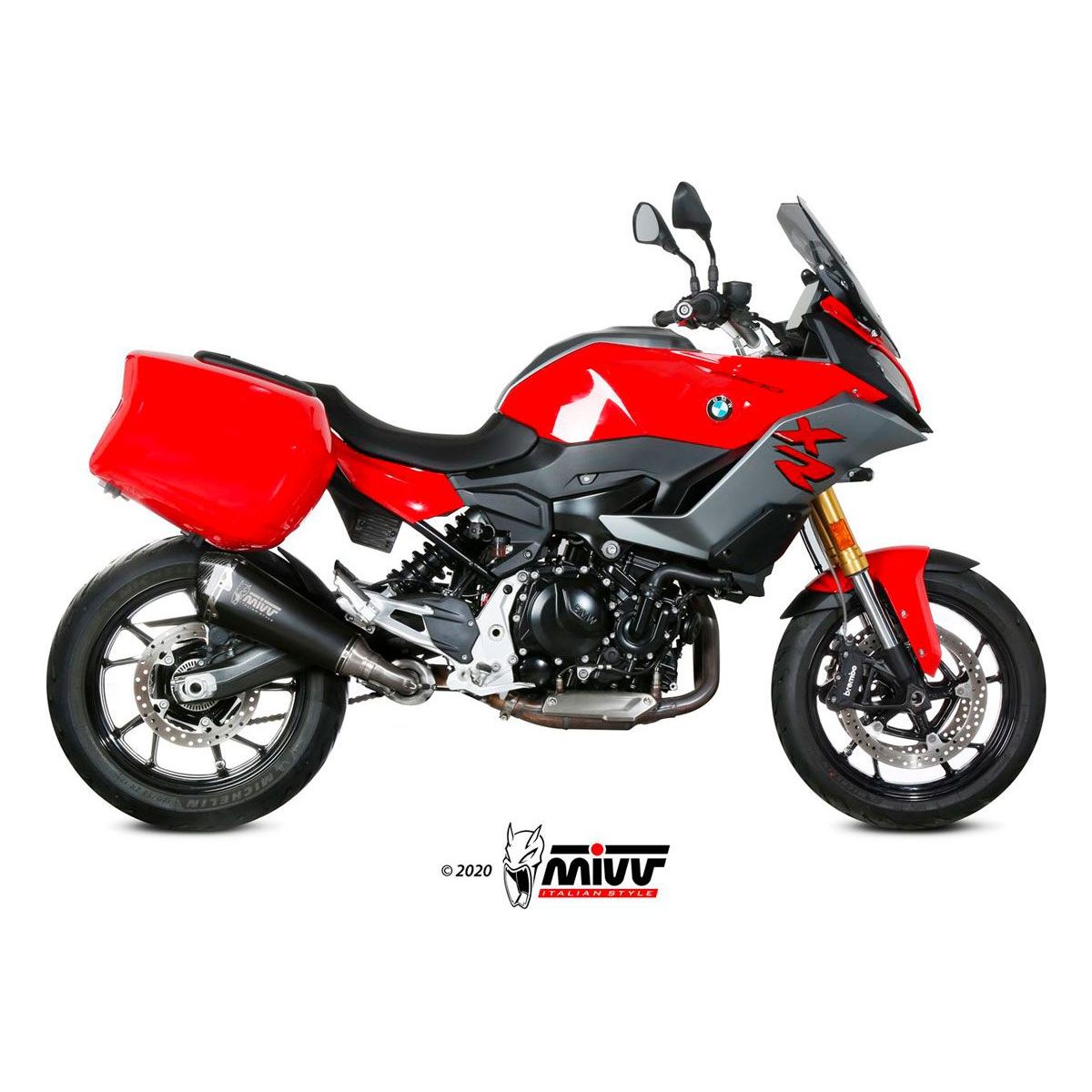 SILENCIADOR MIVV DELTA RACE NEGRO BMW F 900 XR 2020-2024