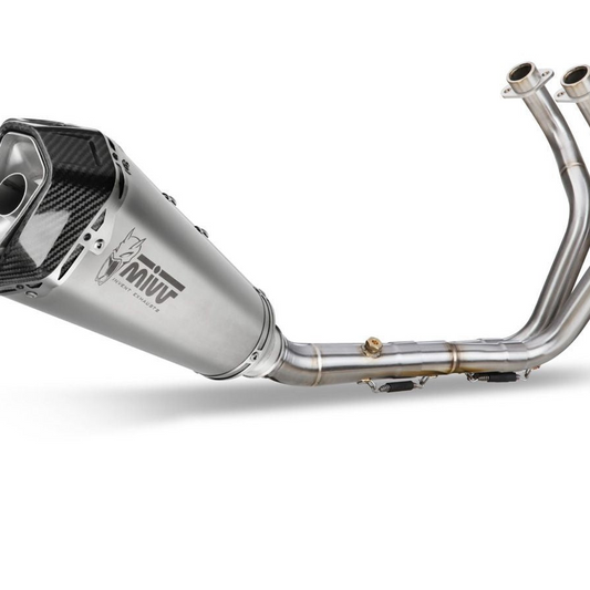 SILENCIADOR DE ESCAPE COMPLETO MIVV DELTA RACE DE ACERO YAMAHA TRACER 9 / GT 2021-2023