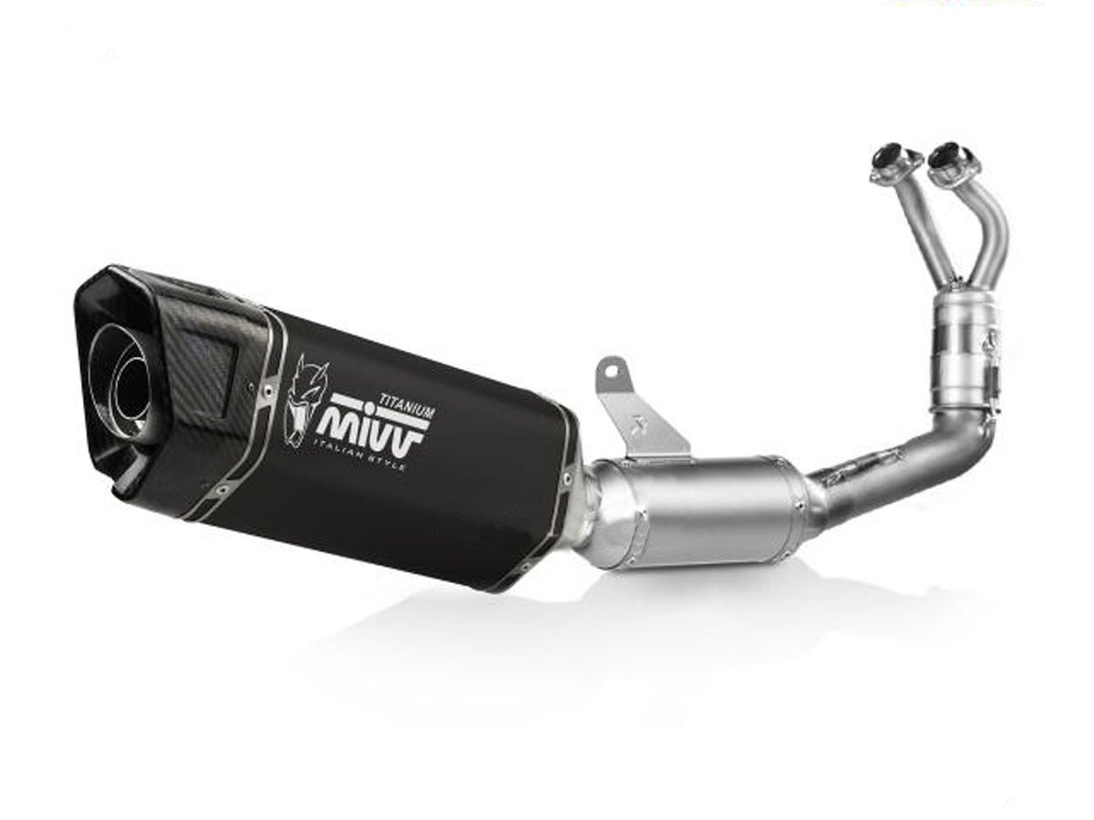 Escape completo MIVV SR-1 titanio negro Yamaha R7 2022-2024