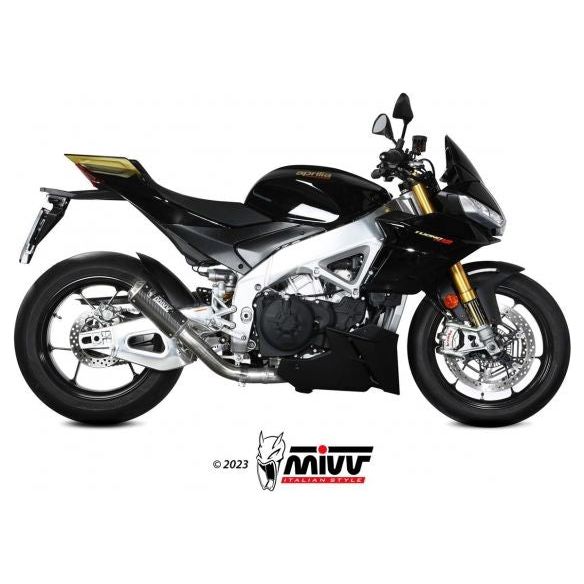 Silenciador de carbono MIVV MK3 para Aprilia Tuono V4 1100 2021-2024 (no homologado)