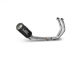 SISTEMA DE ESCAPE COMPLETO AKRAPOVIC TITANIO CARBONO YAMAHA MT-125 2021-2024