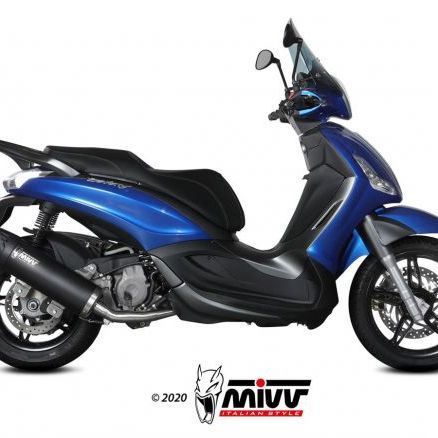 Sistema de escape completo MIVV negro Piaggio Beverly 350 2017-2021