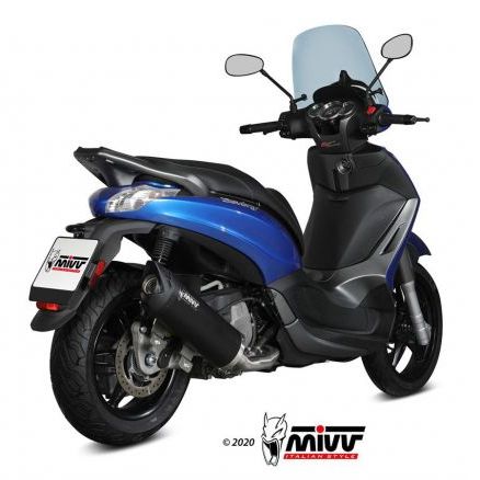 Sistema de escape completo MIVV negro Piaggio Beverly 350 2017-2021