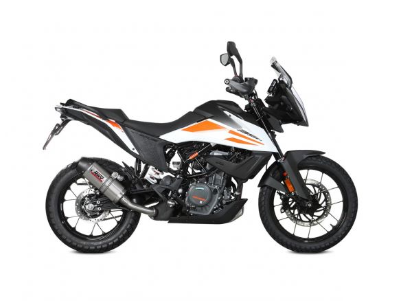 SILENCIADOR OVALADO MIVV TITANIO CARBONO KTM 390 ADVENTURE 2020-2024