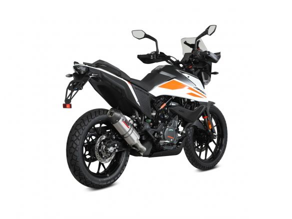 SILENCIADOR OVALADO MIVV TITANIO CARBONO KTM 390 ADVENTURE 2020-2024