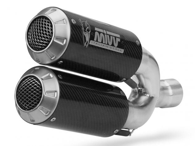 PAR DE SILENCIADORES MIVV MK3 CARBONO TRIUMPH SPEED TRIPLE 1200 RR / RS 2021-2024