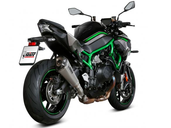 SILENCIADOR MIVV SLIP-ON DELTA RACE ACERO CARBONO KAWASAKI Z H2 2020-2024