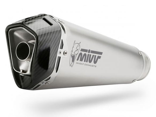 SILENCIADOR MIVV SLIP-ON DELTA RACE ACERO CARBONO KAWASAKI Z H2 2020-2024