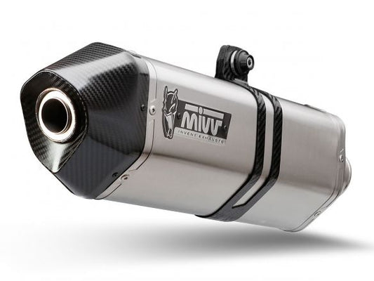 SILENCIADOR MIVV DE ACERO SLIP ON SPORT SPEED EDGE KTM 890 ADVENTURE / R 2020-2024