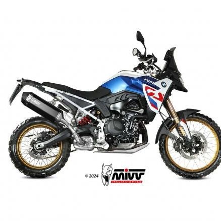 Silenciador de escape MIVV Speed Edge de acero inoxidable negro para BMW F 900 GS 2024