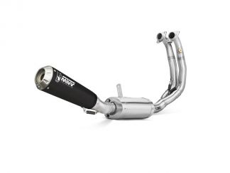 SISTEMA DE ESCAPE COMPLETO AKRAPOVIC TITANIO CARBONO YAMAHA MT-125 2021-2024