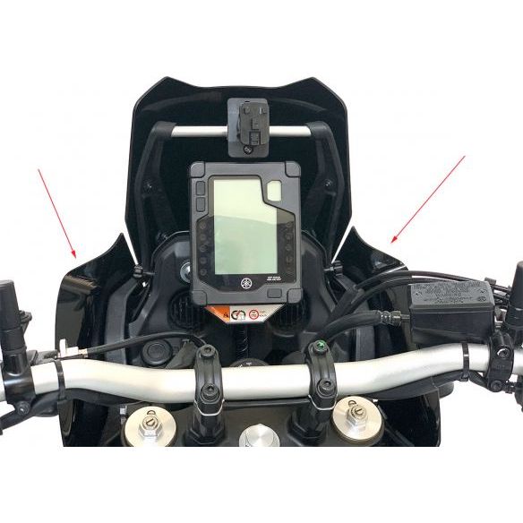 DEFLECTORES LATERALES WRS NEGRO MATE YAMAHA TENERE 700 2019-2024