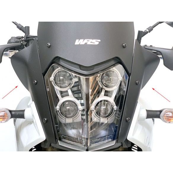 DEFLECTORES LATERALES WRS NEGRO MATE YAMAHA TENERE 700 2019-2024