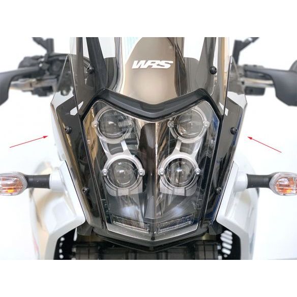 DEFLECTORES LATERALES WRS AHUMADO OSCURO YAMAHA TENERE 700 2019-2024