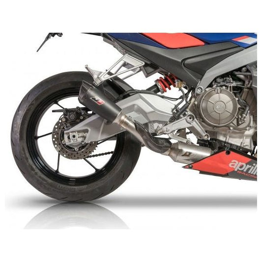 Sistema de escape completo QD Exhaust Gunshot Dark para Aprilia RS 660 (2020-2023)
