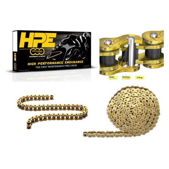 Cadena Regina 135HPE de 120 eslabones (paso 520) - Sin mantenimiento