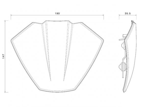 KIT DE CARENADO DE FARO RIZOMA DE ALUMINIO BILLET PARA DUCATI DIAVEL V4 2023