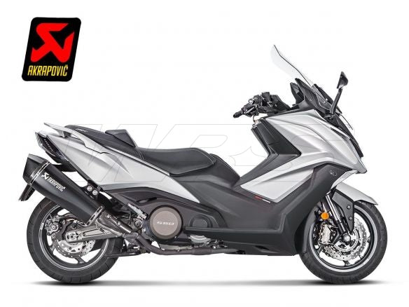 SILENCIADOR AKRAPOVIC INOX NEGRO KYMCO AK 550 2017-2020