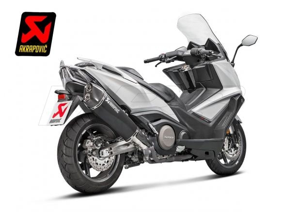 SILENCIADOR AKRAPOVIC INOX NEGRO KYMCO AK 550 2017-2020