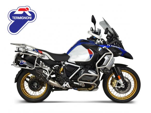 SILENCIADOR HOMOLOGADO TERMIGNONI TITANIO NEGRO BMW R 1250 GS / ADVENTURE 2019-2020