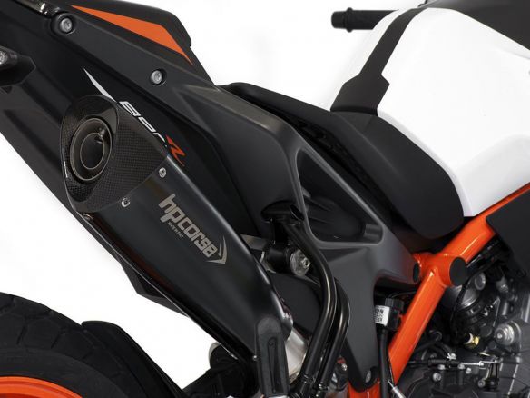 SILENCIADOR EVOXTREME 310 HP CORSE NEGRO ACERO SATINADO KTM DUKE 890 R 2020-2023