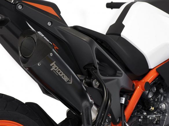 SILENCIADOR EVOXTREME 310 HP CORSE NEGRO ACERO SATINADO KTM DUKE 890 R 2020-2023