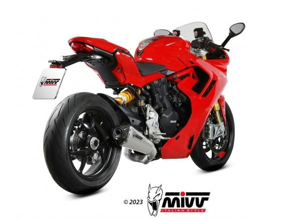 SILENCIADOR MIVV DELTA RACE ACERO INOXIDABLE CARBONO DUCATI SUPERSPORT 950/S 2021-2024
